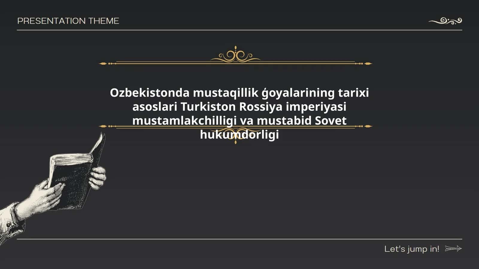 Ozbekistonda mustaqillik ģoyalarining tarixi asoslari 1