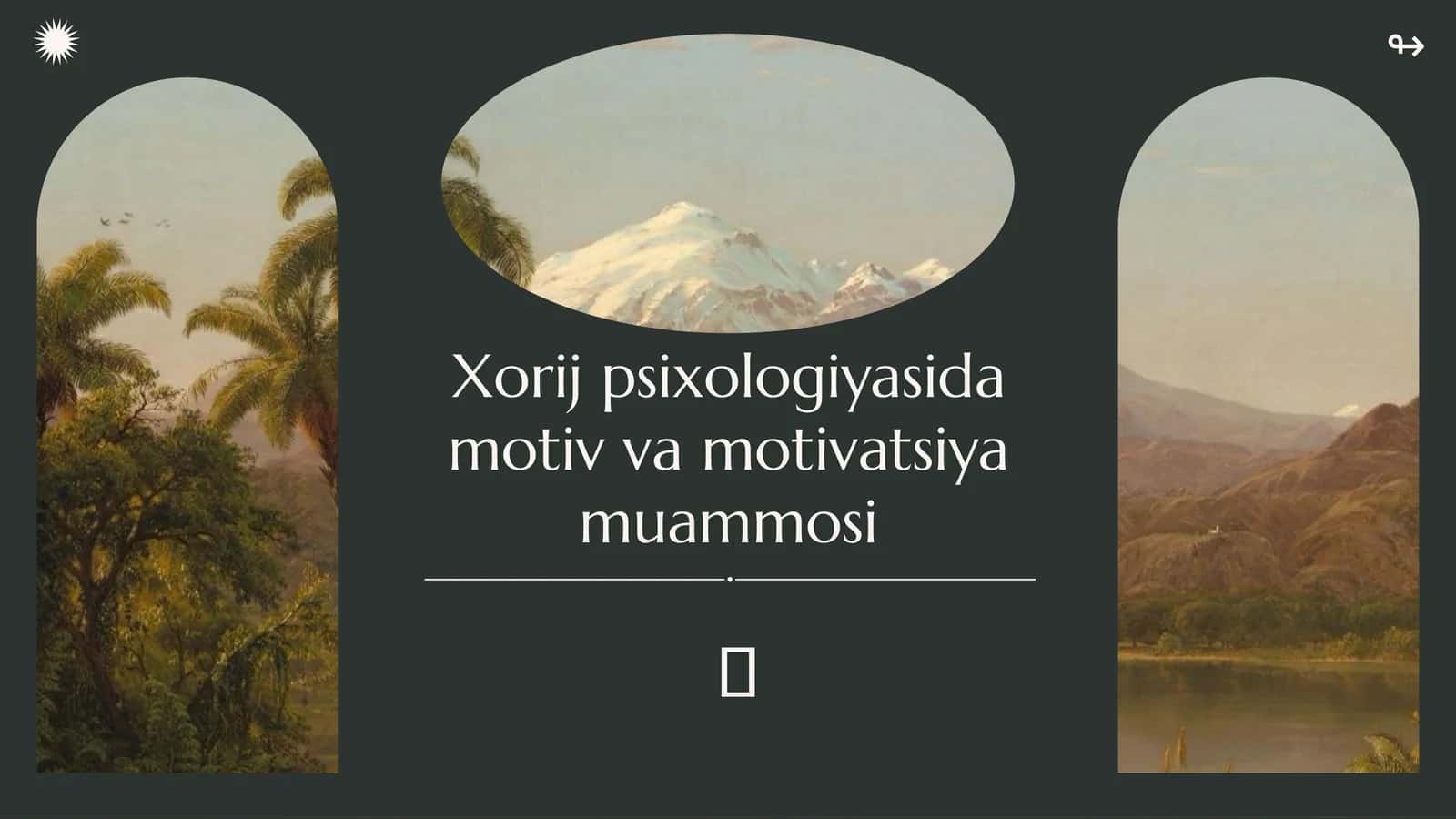 Xorij psixologiyasida motiv va motivatsiya muammosi 1