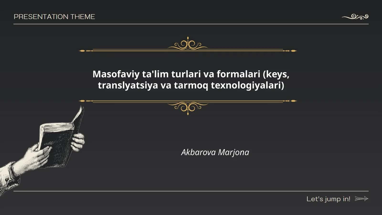Masofaviy ta'lim turlari va formalari 1