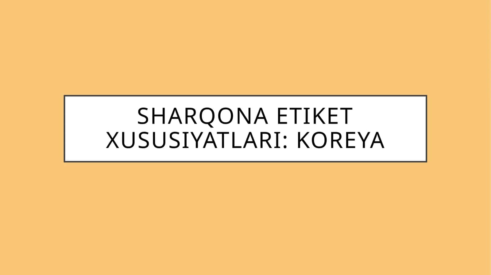 Sharqona etiket xususiyatlari 1