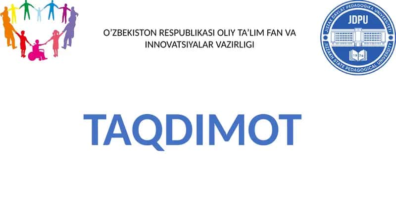 Inklyuziv ta’limning xalqaro vaO‘zbekistondagihuquqiyasoslari 1