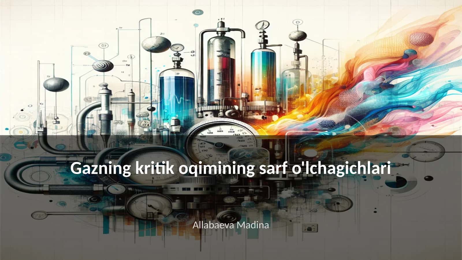 Gazning kritik oqimining sarf o'lchagichlari 1