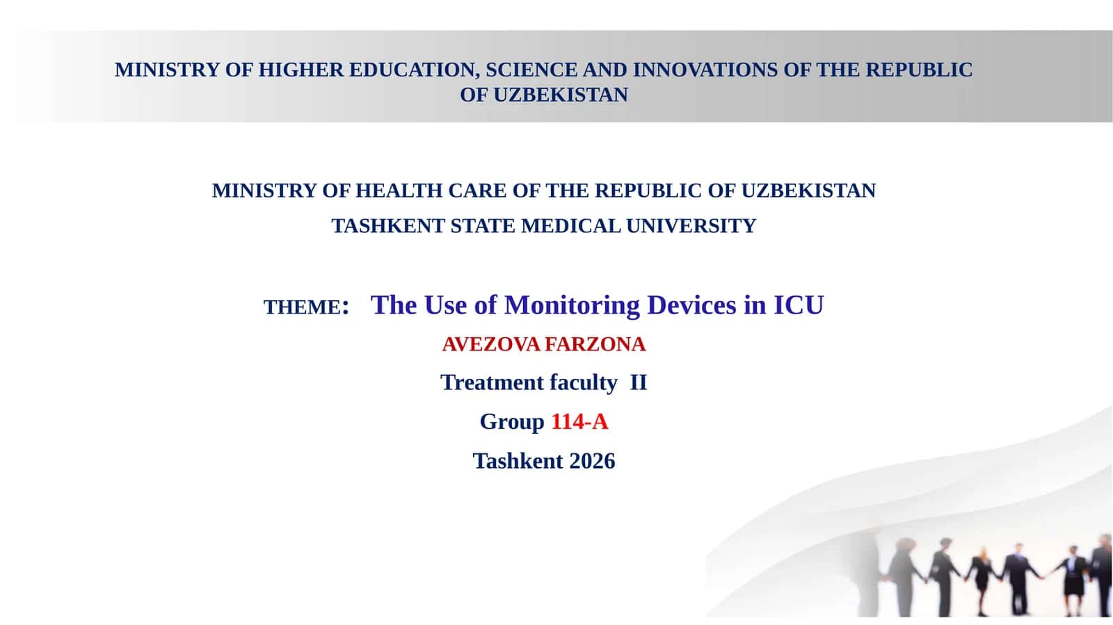 The Use of Monitoring Devices in ICU 1