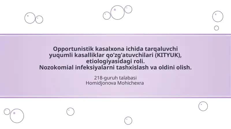 Nozokomial infeksiyalari 1