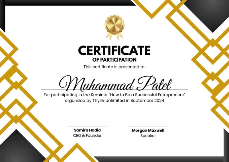 Seminar "How to Be a Successful Entrepreneur" 1
