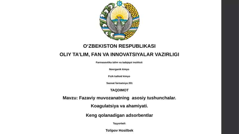 Farmasevtika talim va tadqiqot insitituti 1
