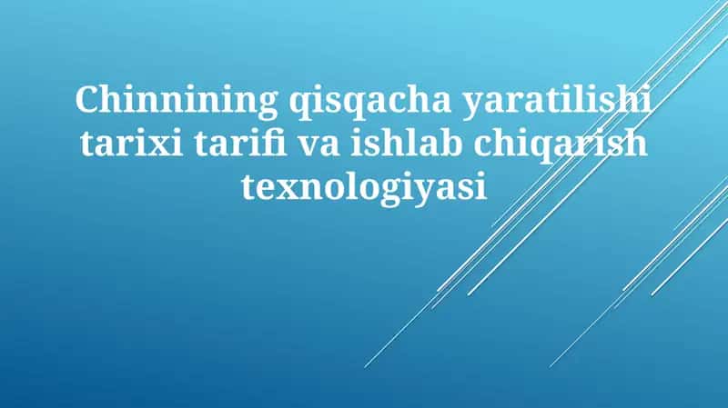 Paxtaning qisqacha tarixi 1