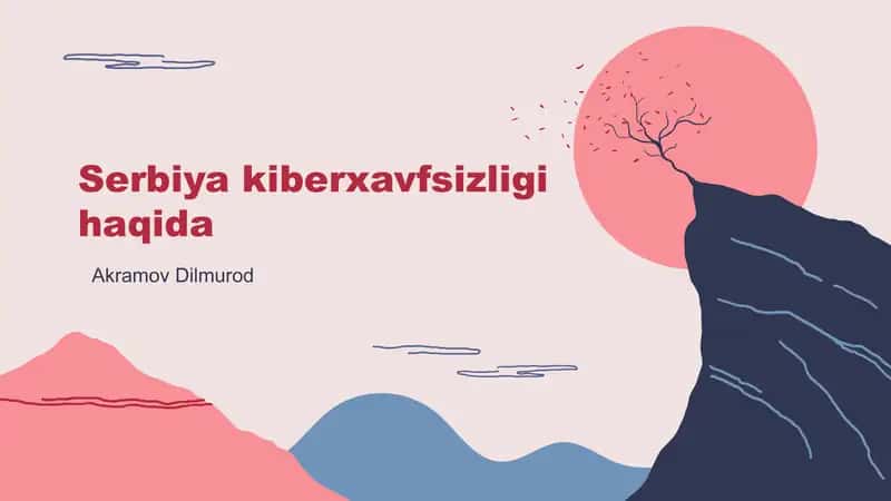 Serbiya kiberxavfsizligi haqida 1