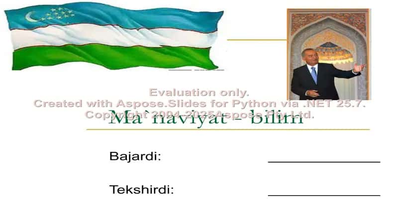 Ma'naviyat va Bilim 1