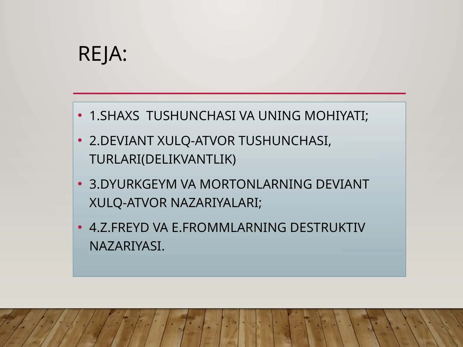 SHAXS TUSHUNCHASI VA UNING MOHIYATI 1