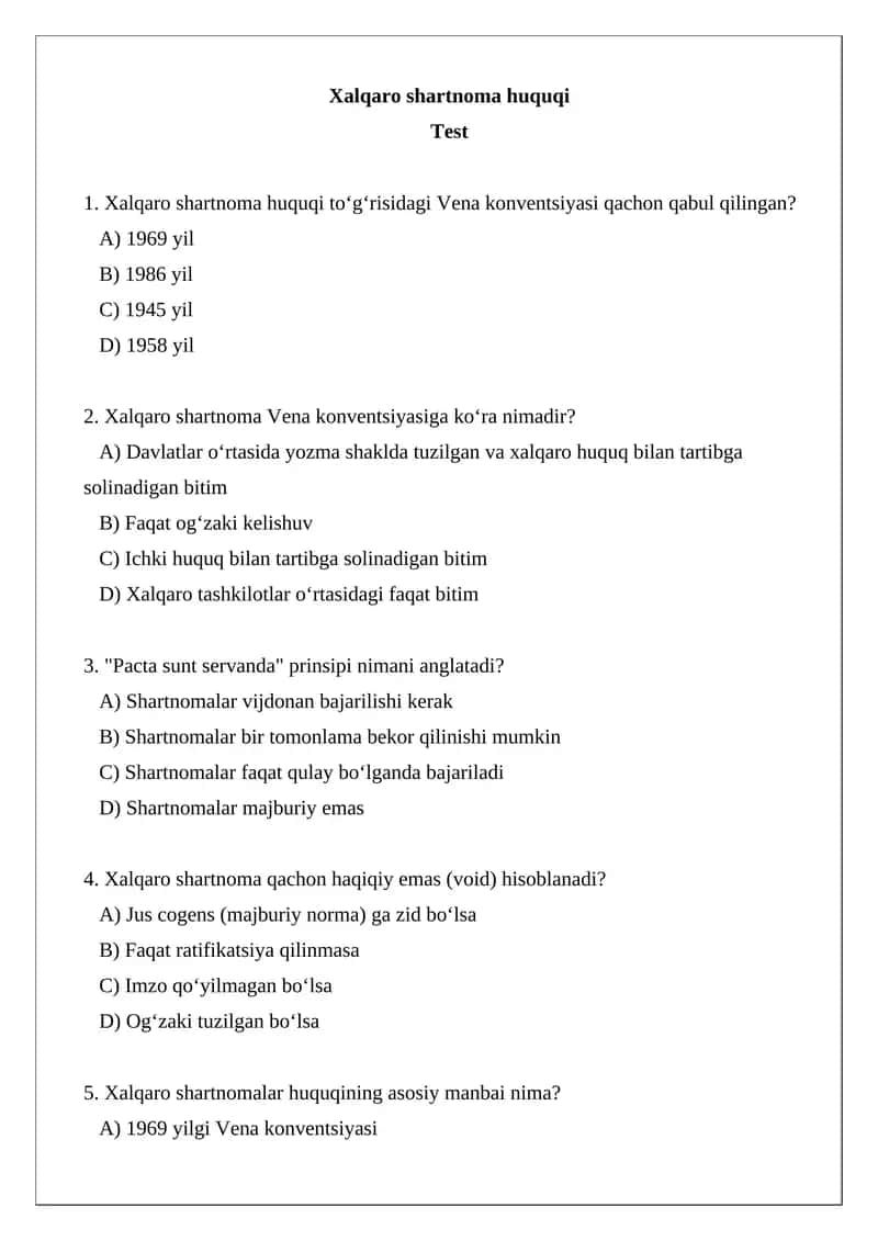 Xalqaro shartnoma huquqi 1