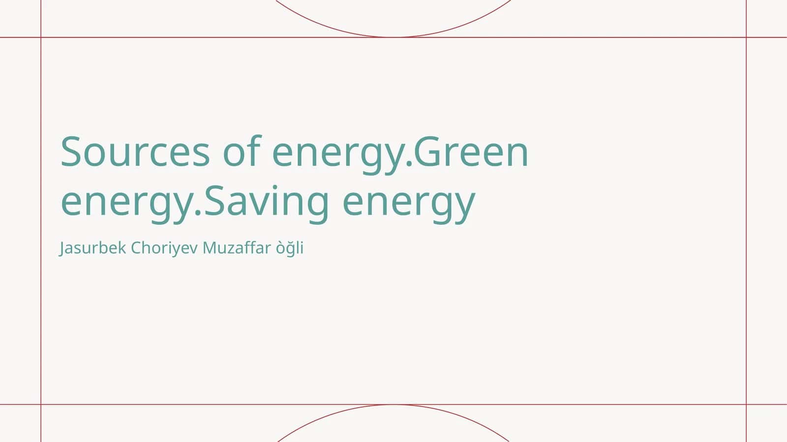Exploring Conventional and Renewable Energy Sources: A Comparative Analysis 1