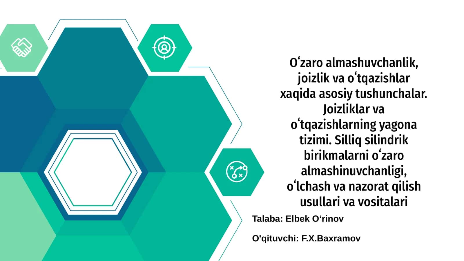 Oʻzaro almashuvchanlik, joizlik va oʻtqazishlarning asosiy tushunchalari 1