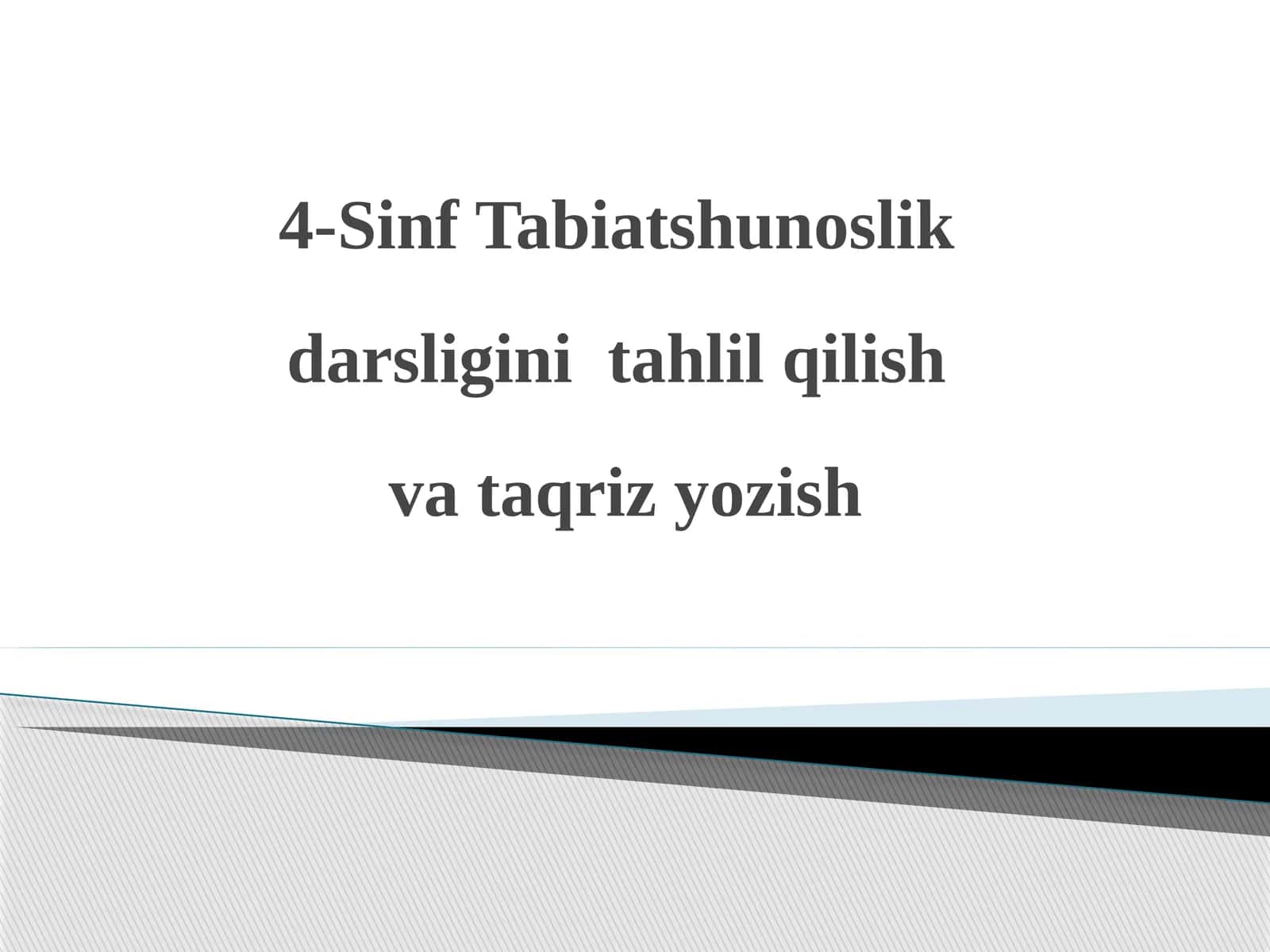 4-SinfTabiatshunoslik 1