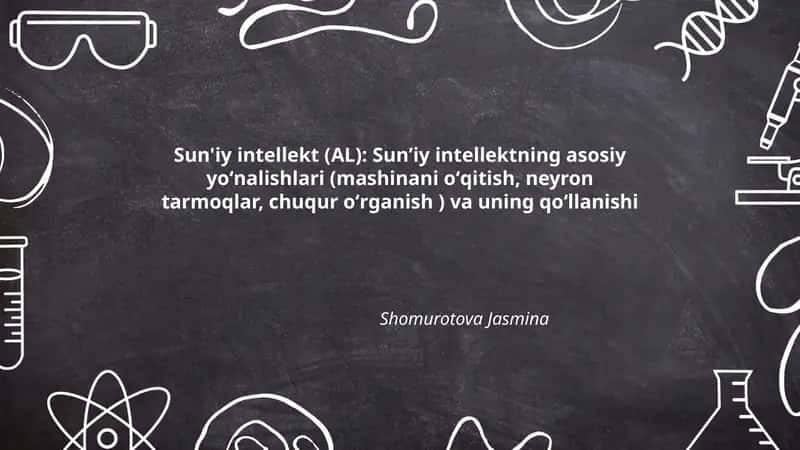 Sun'iy intellekt (AL) 1
