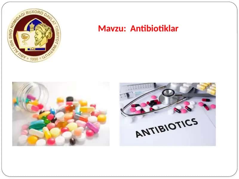 Antibiotiklar 1