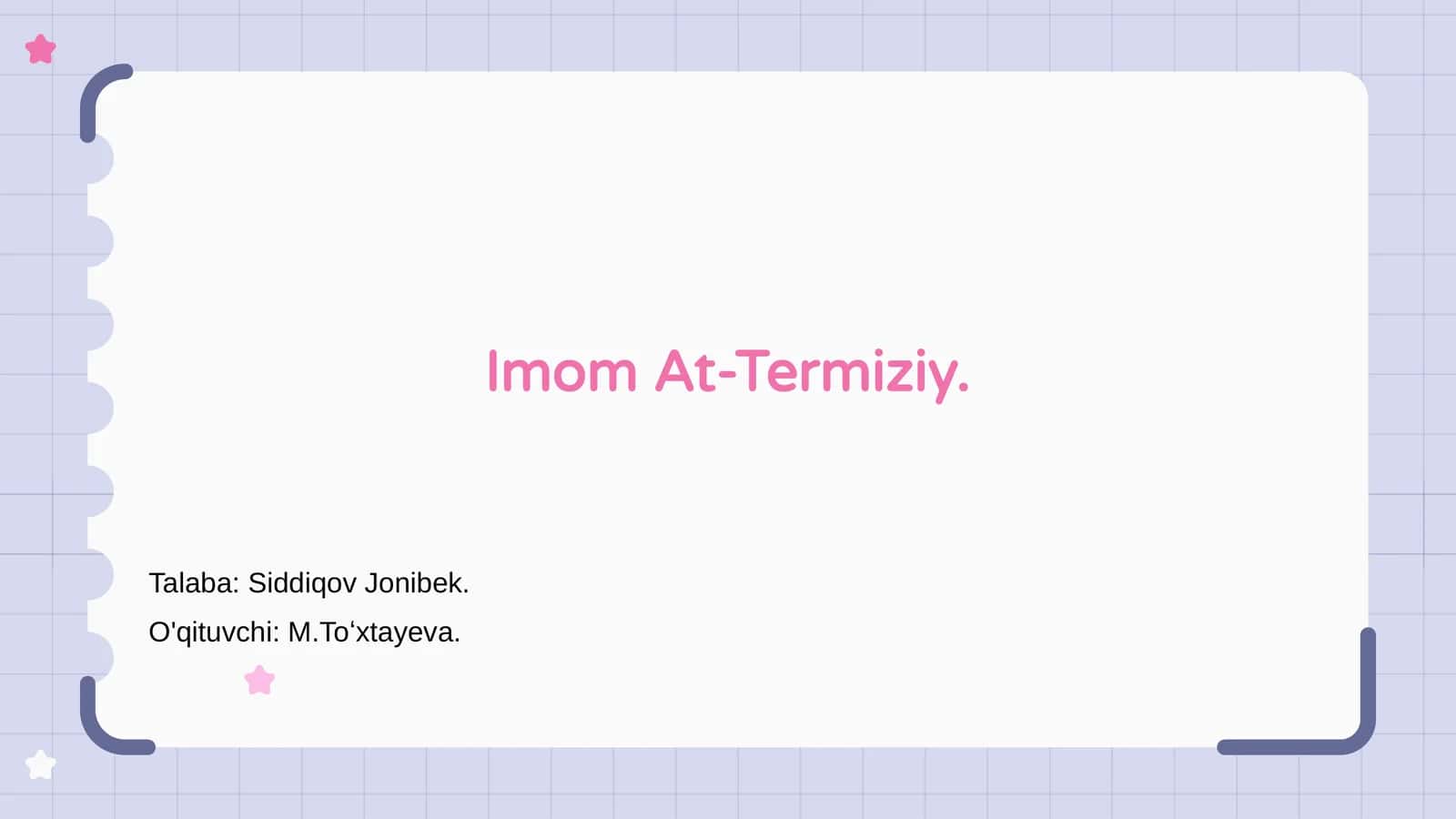 Imom At-Termiziy 1
