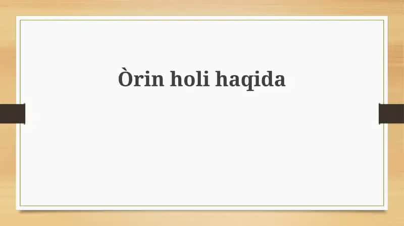 Oʻrin festivali 1