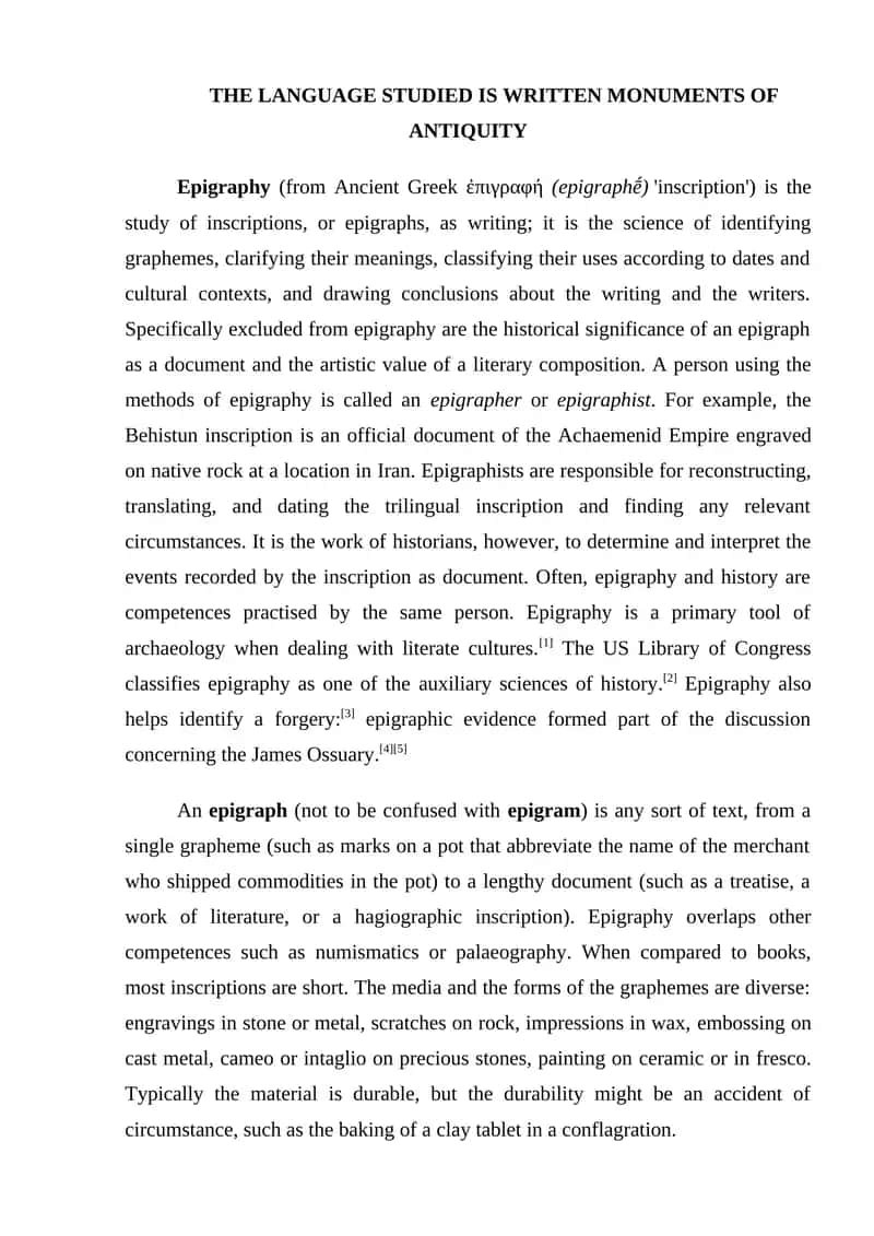 Epigraphy Study Materials 1