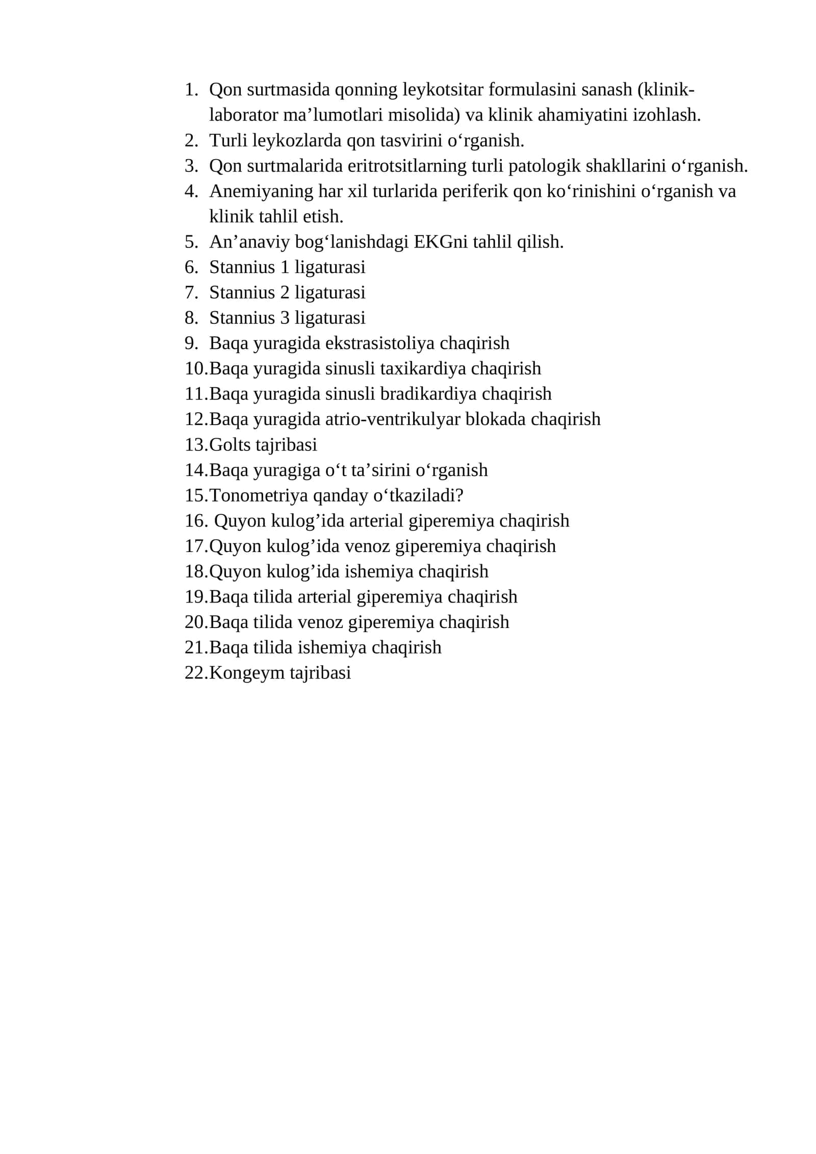 Klinik laboratoriyada patologik shakllarini tahlil etish 1