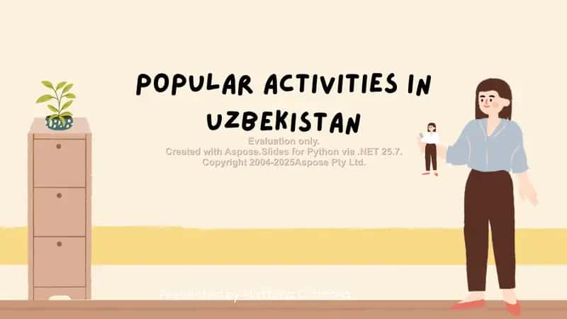 Popular activities in Uzbekistan 1