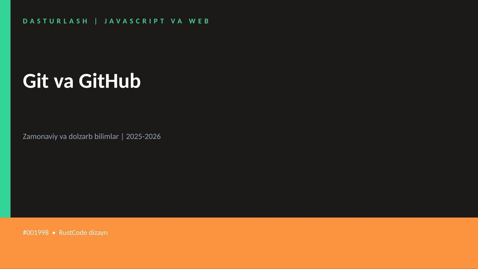 Git va GitHub 1