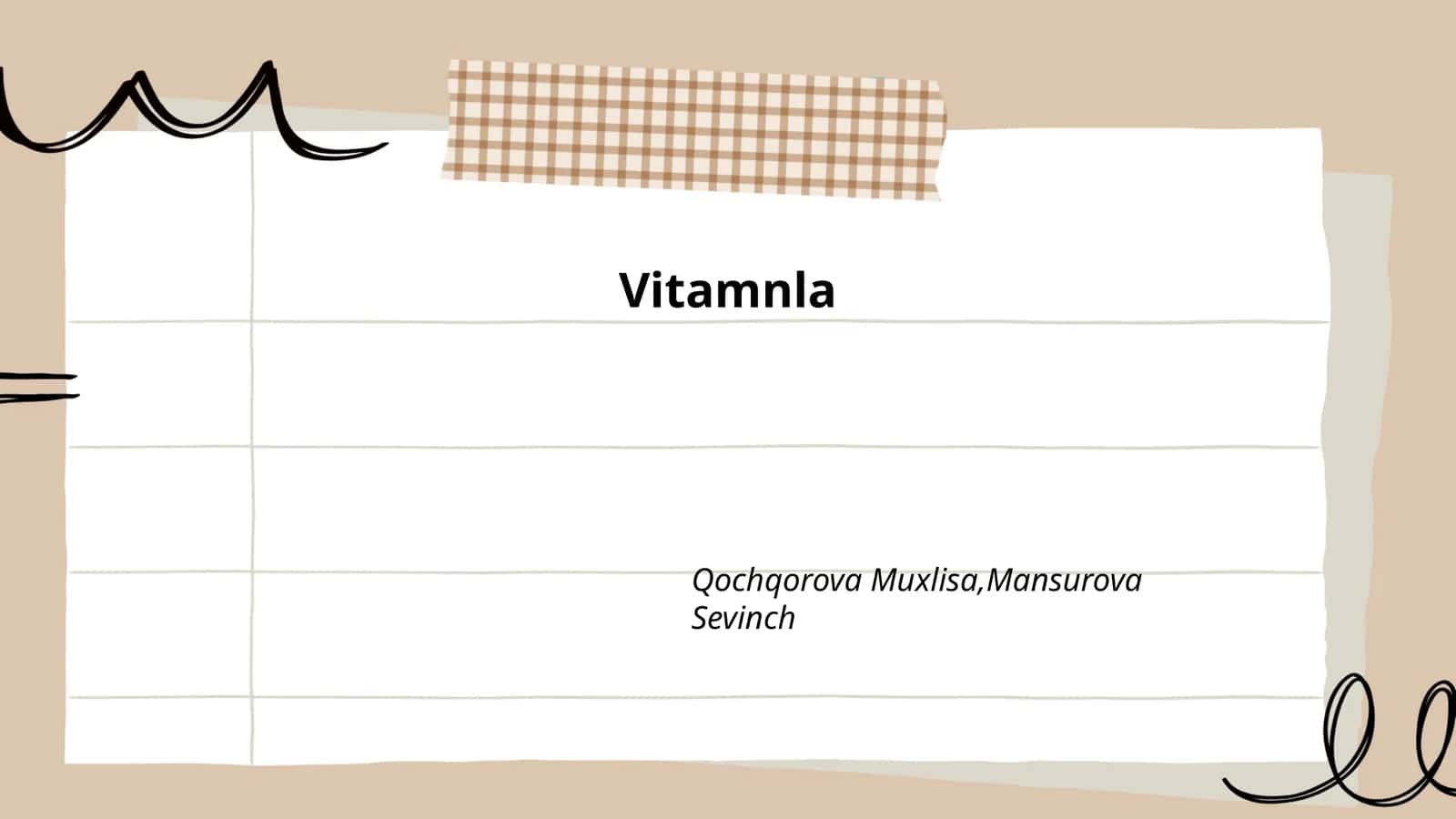 Vitamnla 1