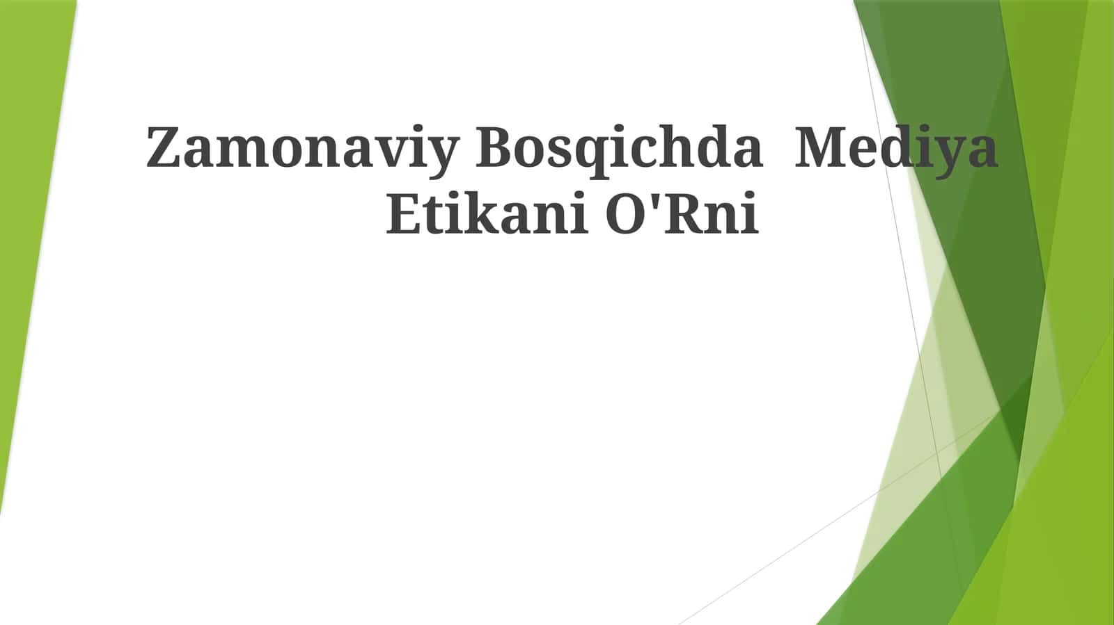 Zamonaviy Bosqichda Mediya Etikani O'Rni 1