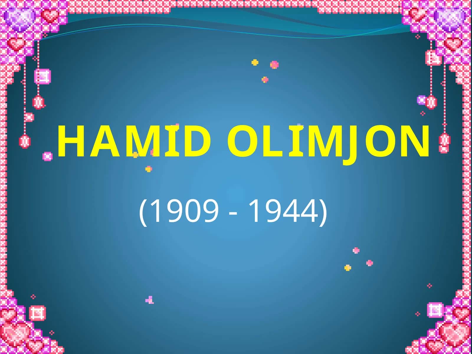 Hamid Olimjonning hayot yo'li 1