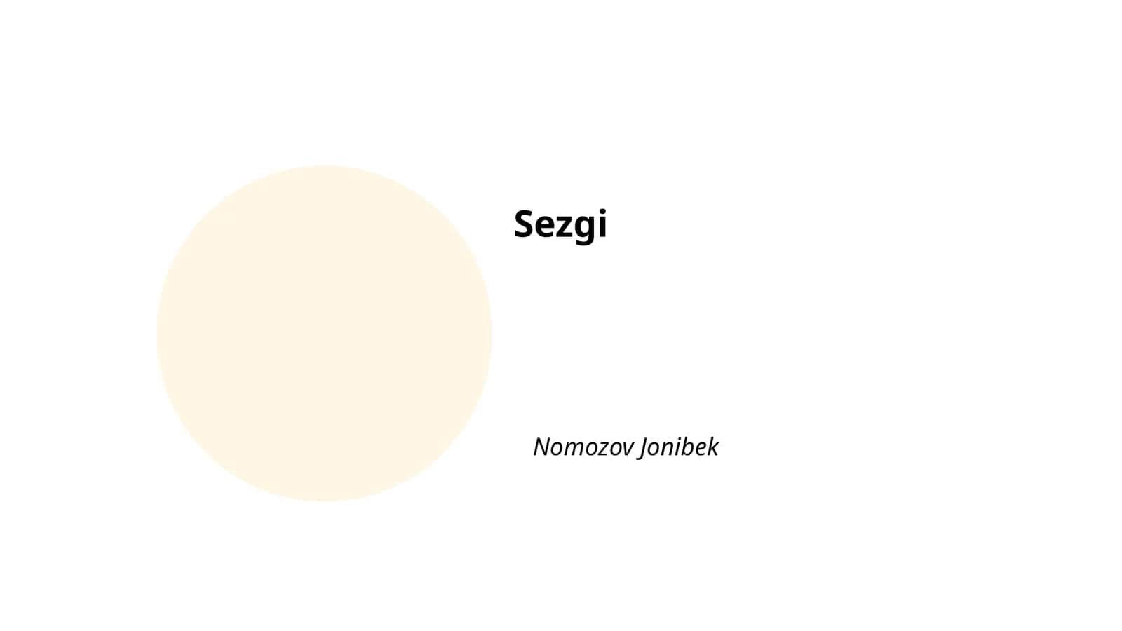 Sezgi 1