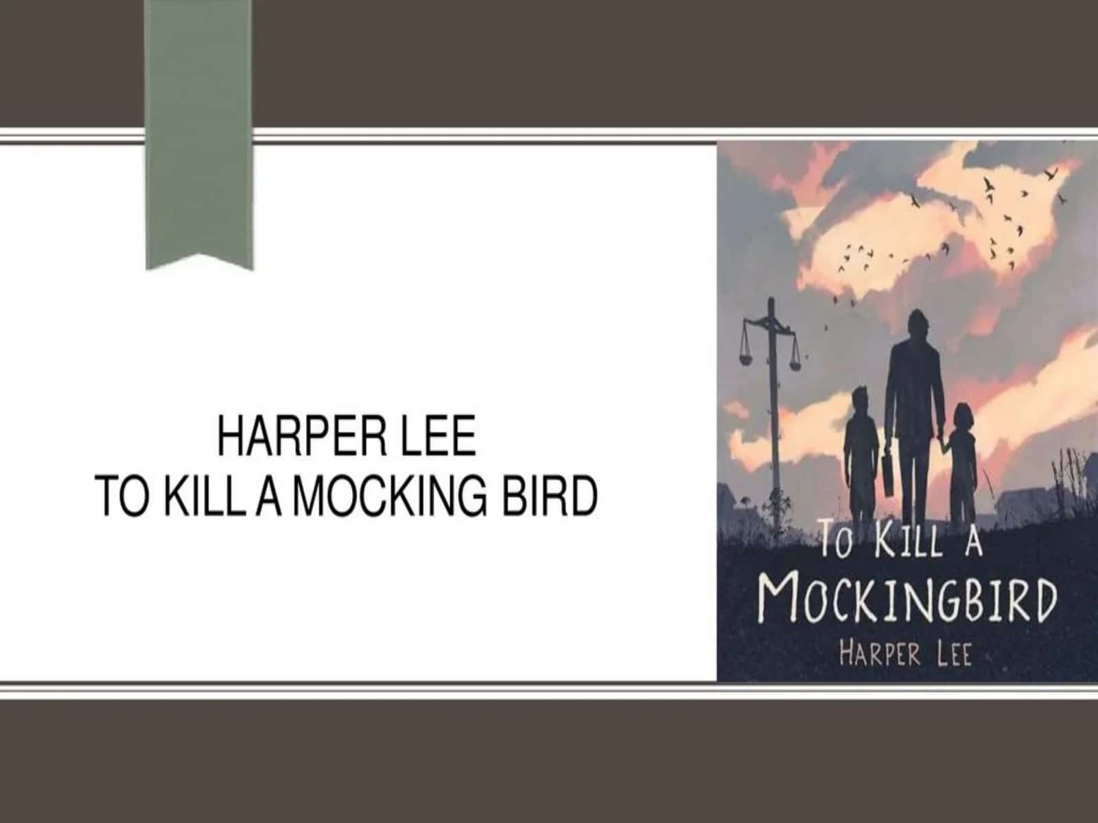 Harper Lee To Kill a Mockingbird 1