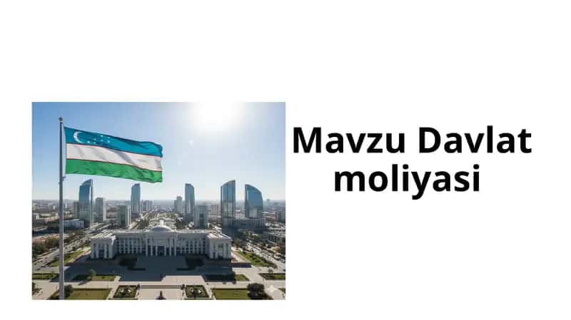Davlat moliyasi 1
