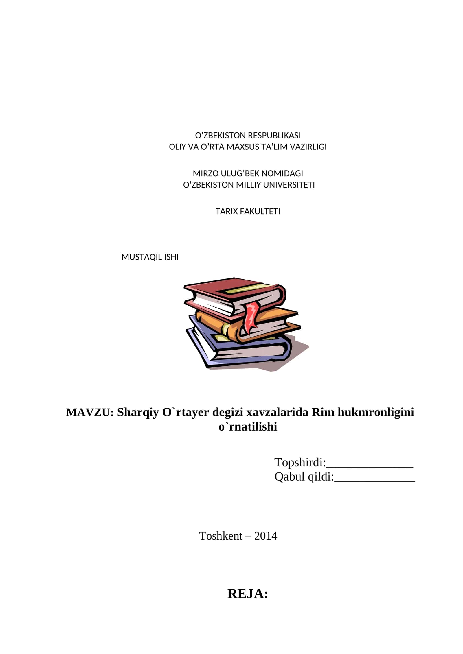 Sharqiy O`rtayer degizi xavzalarida Rim hukmronligini o`rnatilishi 1
