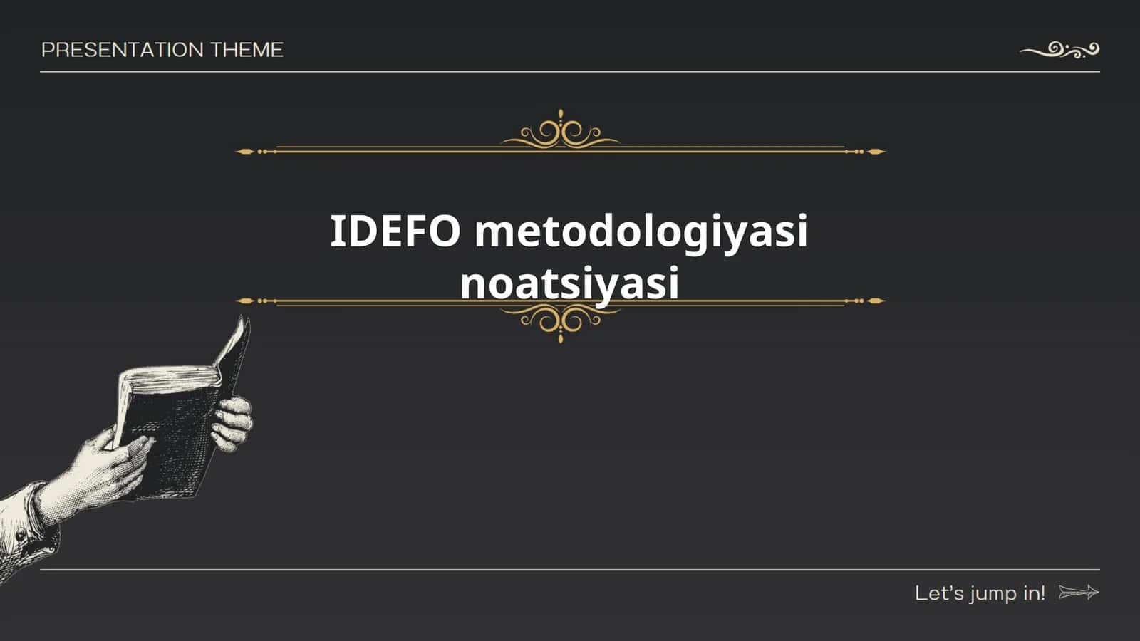 IDEFO metodologiyasi noatsiyasi 1