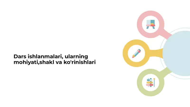 Dars ishlanmalari va ularning mohiyati 1