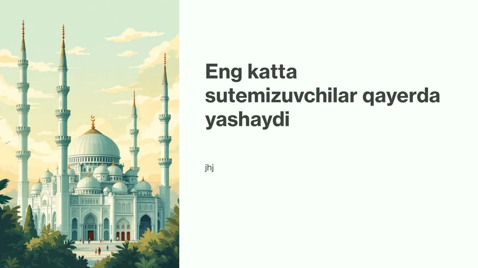Eng katta sutemizuvchilarning yashash joylarida yuzaga keladigan ekologik sharoitlar 1
