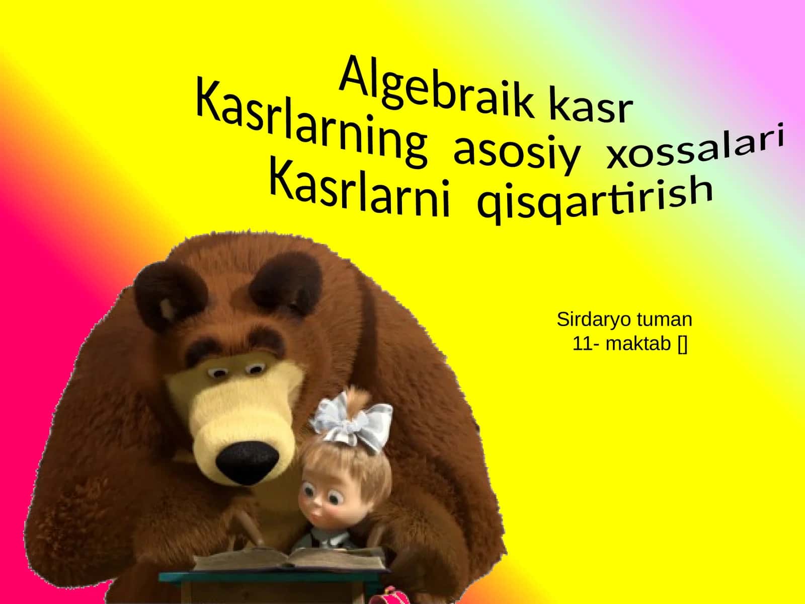 Algebraik kasr 1