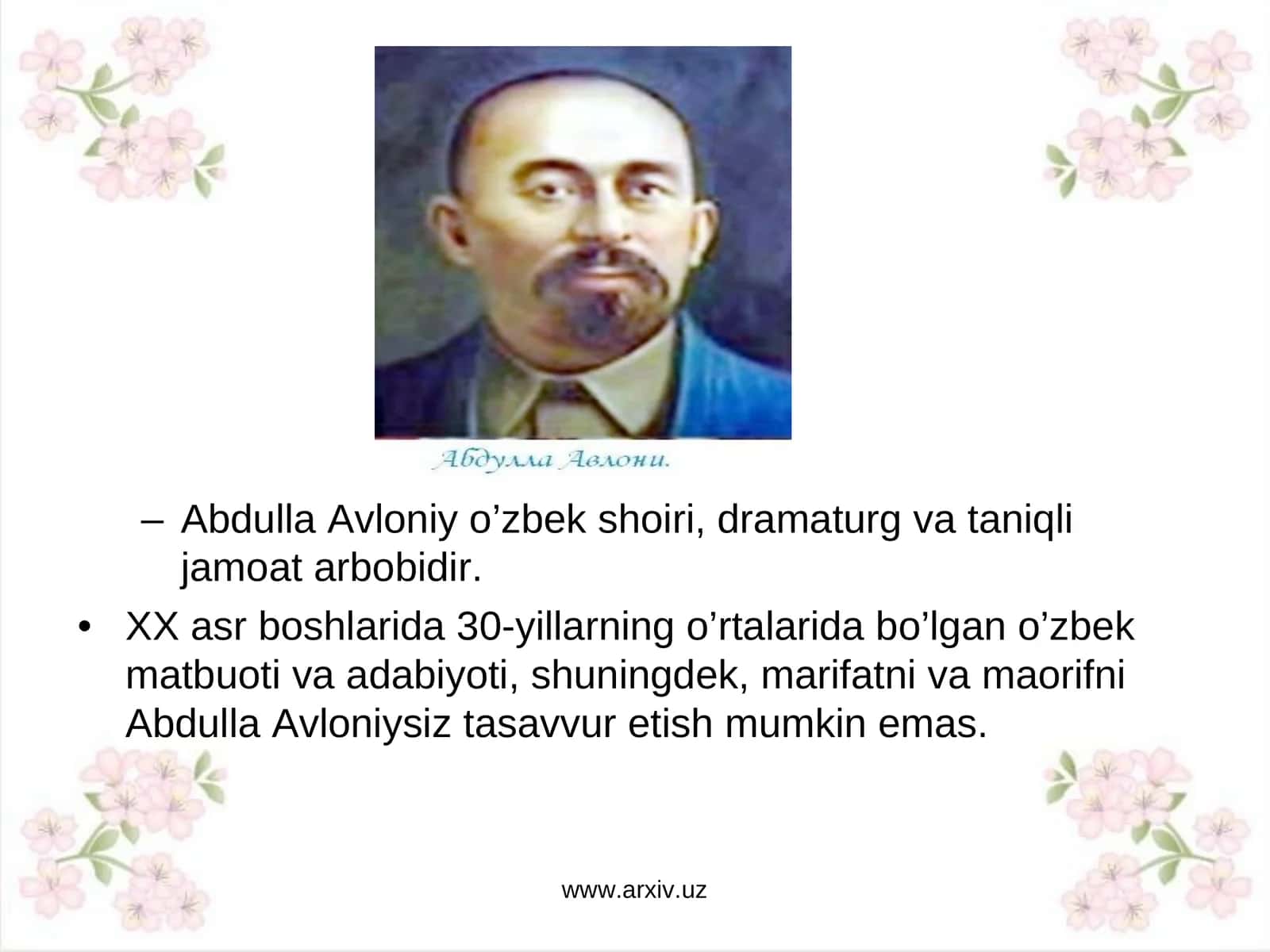 Abdulla Avloniy 1