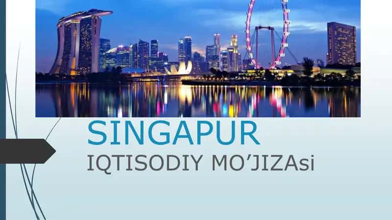 Singapur iqtisodiyoti (iqtisodiy mo'jizasi) 1