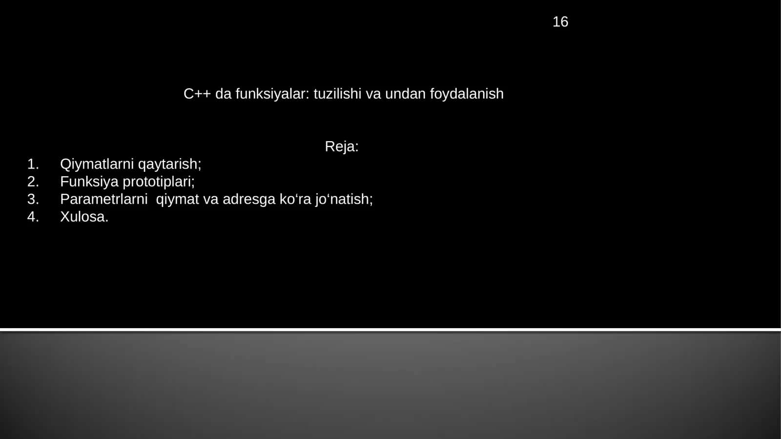 Funksiyalar 1