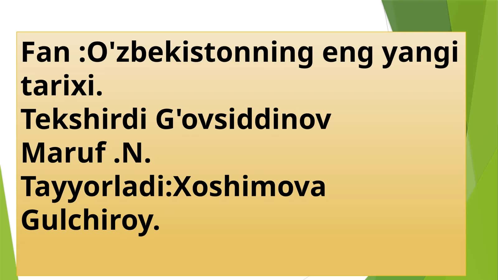 YANGI O`ZBEKISTONDA AMALGA OSHIRILAYOTGAN ISLOHOTLAR 1