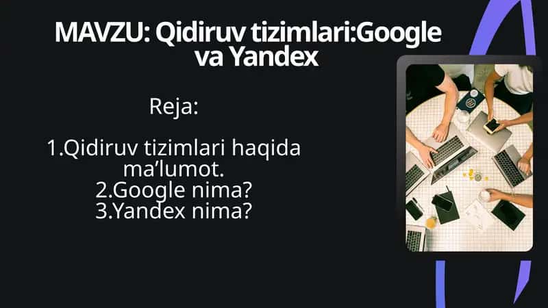Qidiruv tizimlari Google va Yandex 1