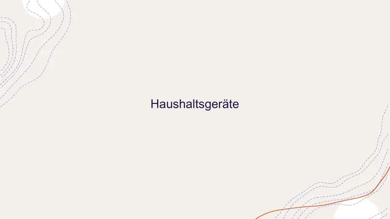 Haushaltsgeräte 1