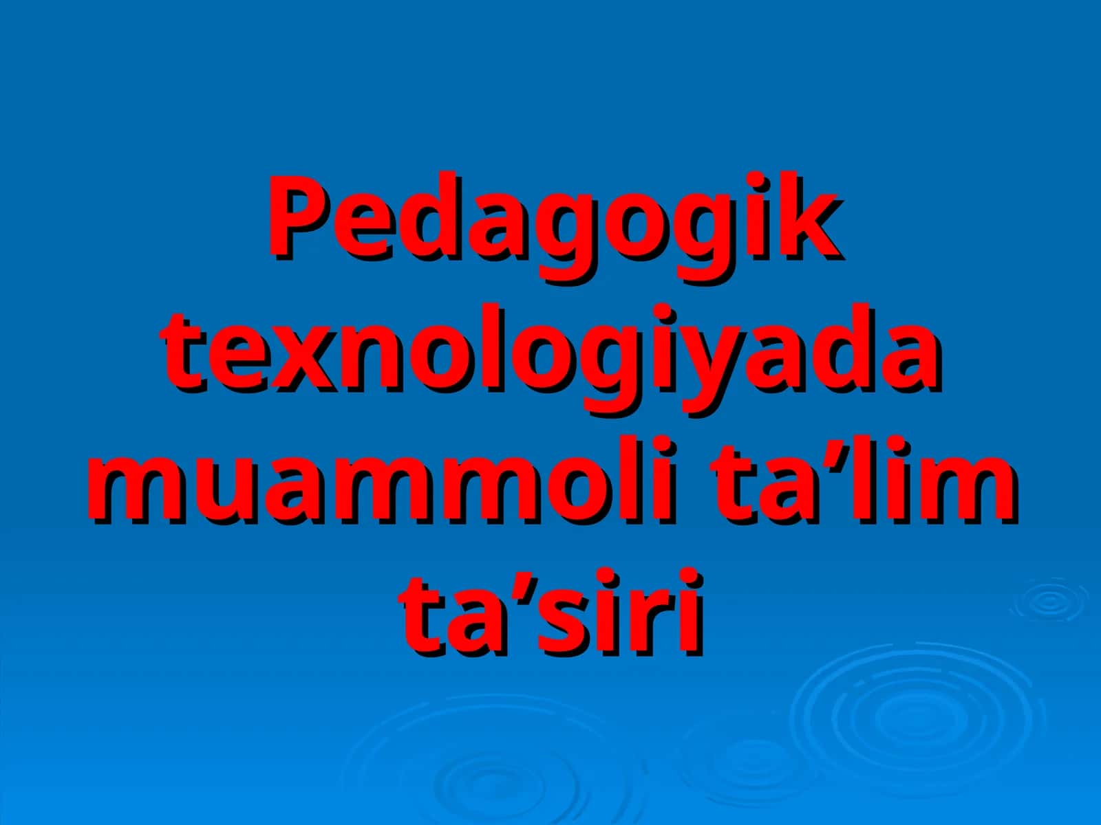 Pedagogik texnologiyada muammoli ta’lim ta’siri 1