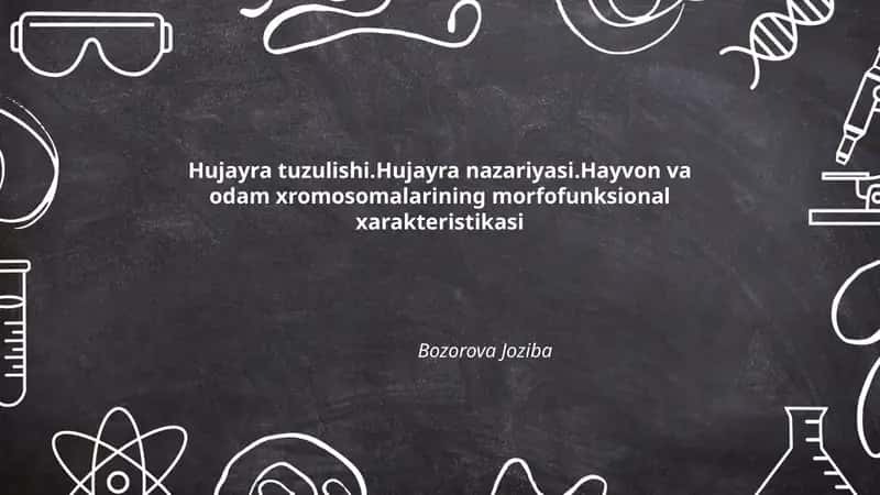 Hujayra tuzulishi 1