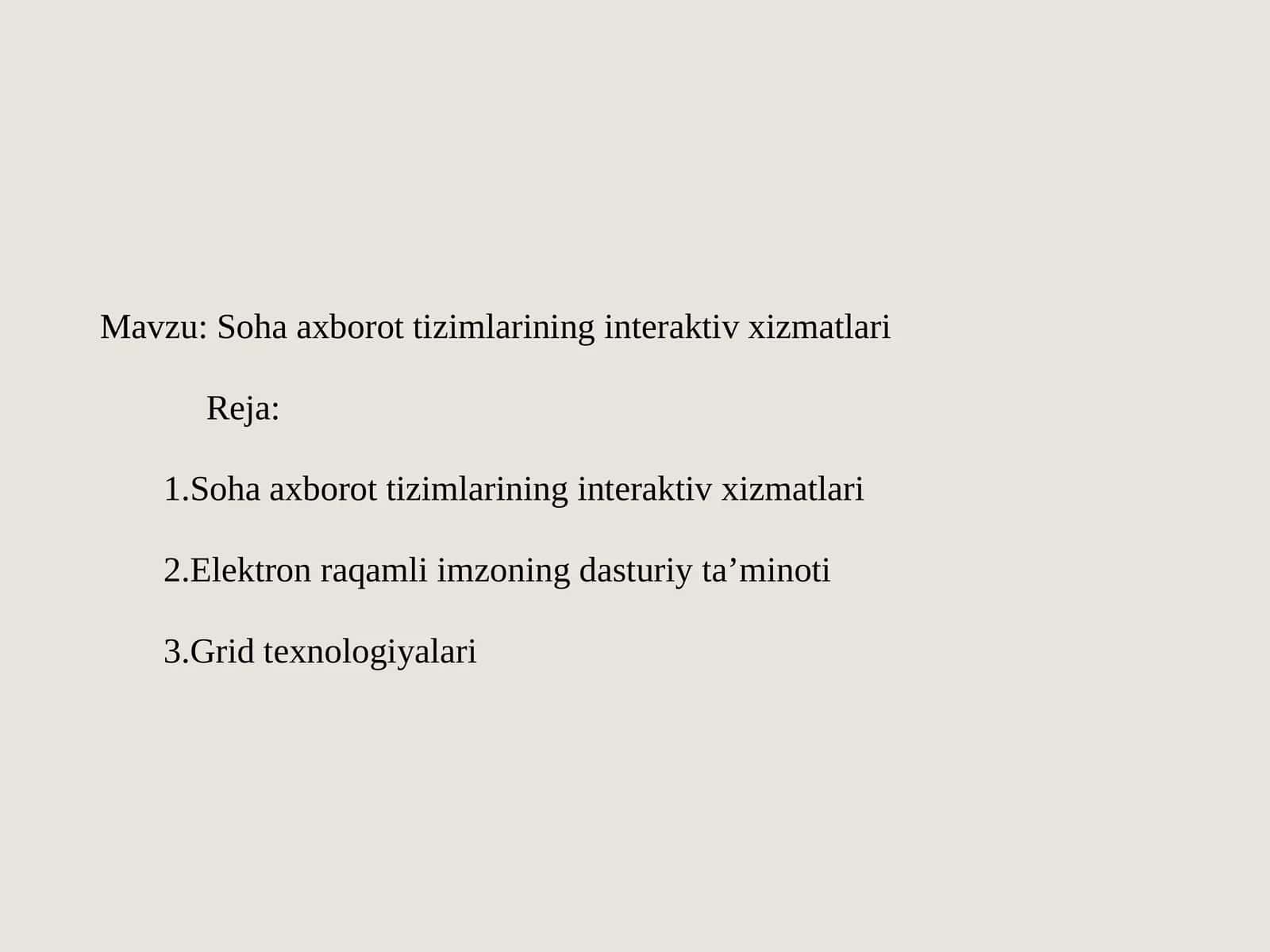 Sohaaxborot tizimlarining interaktiv xizmatlari 1