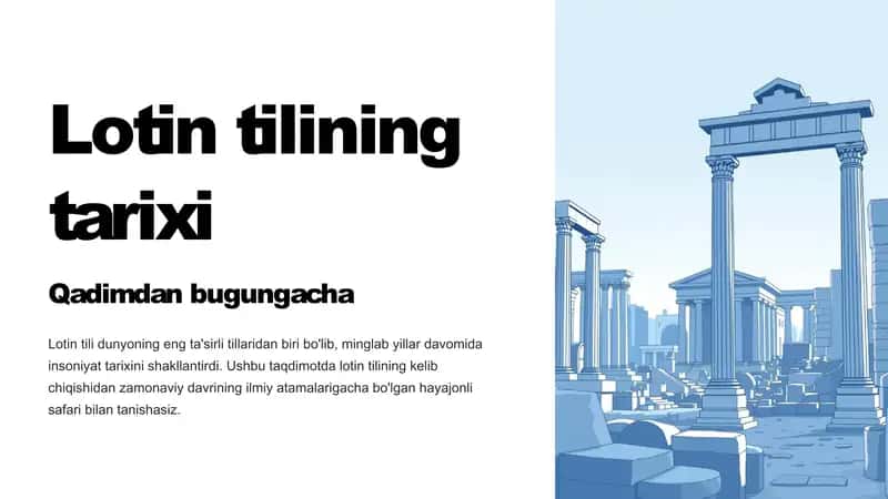 Lotin tilining tarixi 1