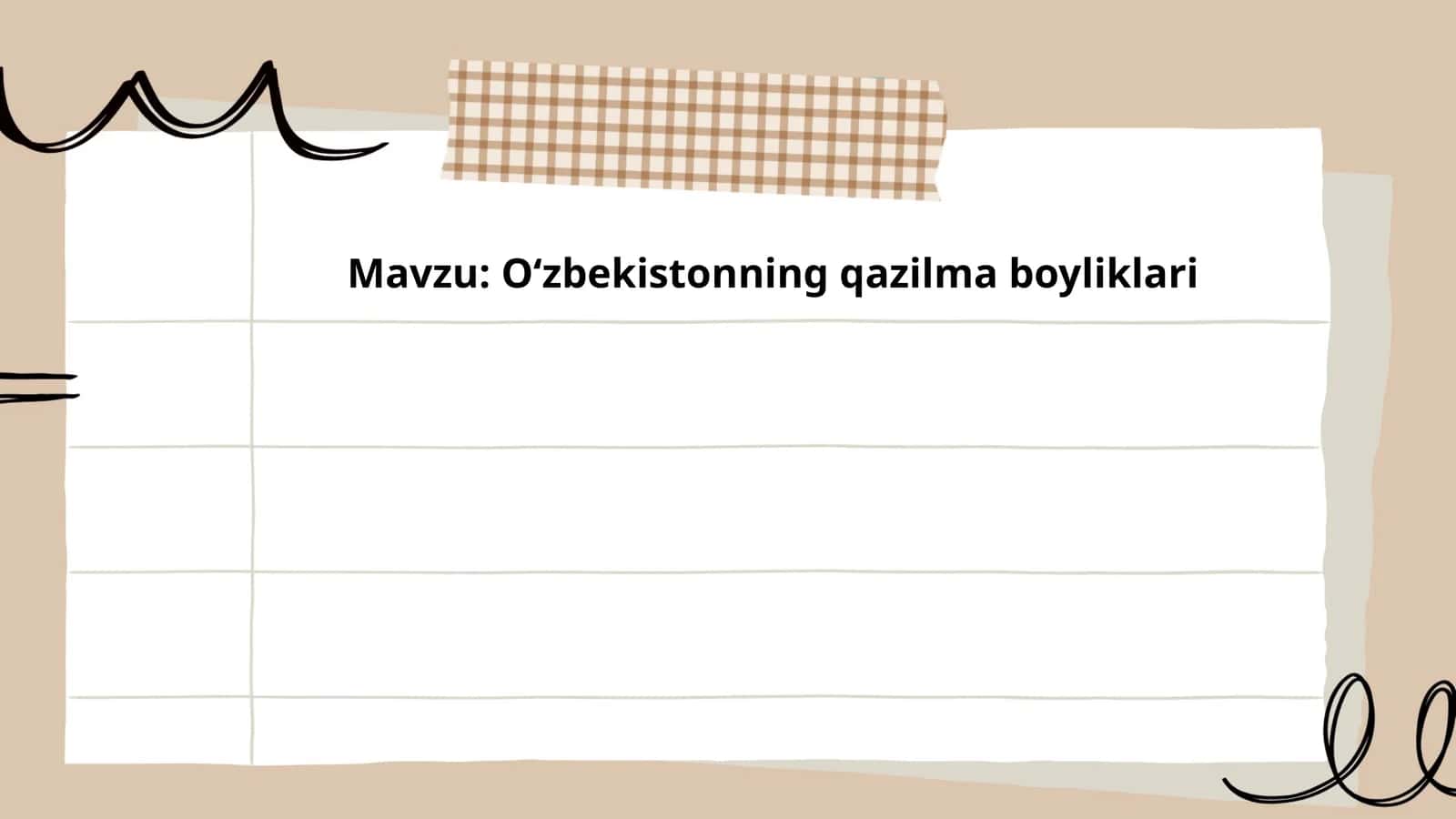 Oʻzbekistonning qazilma boyliklari 1