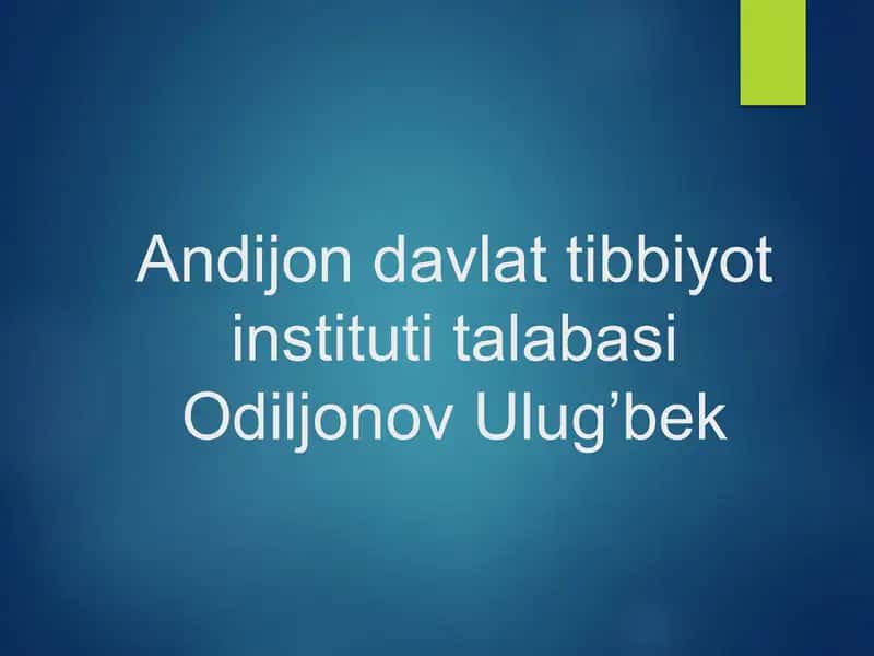 Xirurgiya qabul bo’limi tuzilmasi, vazifalari va uni ishini tashkilqilish 1
