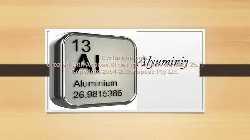 Alyuminiy 1